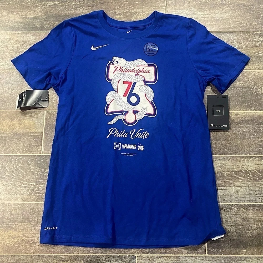 NWT Nike Philadelphia 76ers Dri-Fit T-Shirt